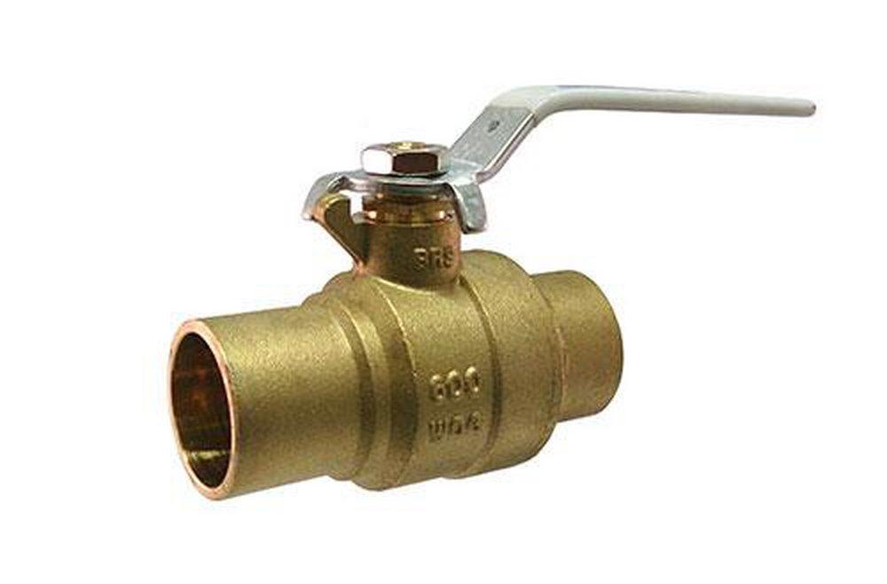 Milwaukee Valve UPBA485B Series 2-1/2 in. Brass FPT 400# Full Port Ball Valve