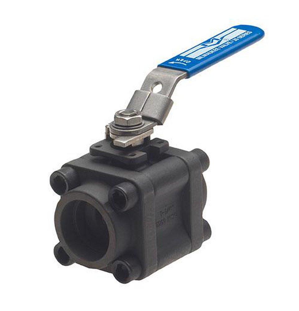 Milwaukee Valve 35 Series 2 in. Carbon Steel Standard Port Socket Weld 2000# Ball Valve
