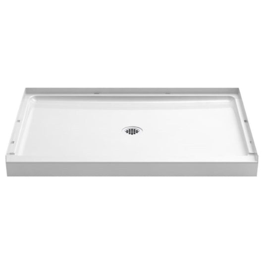 Sterling Guard+® 48 x 34 in. Shower Base with Center Drain in White