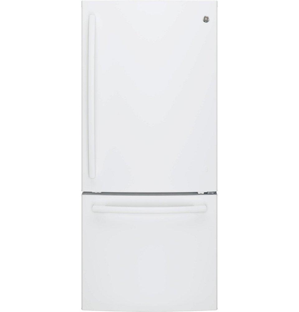 20.9 cu. ft. Bottom Mount Freezer Refrigerator in White