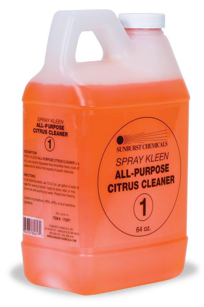 Sunburst Chemicals Spray Kleen 64 oz. All-Purpose Citrus Cleaner (Case of 2)