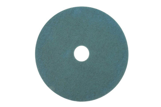 20 in. Non-woven Polyester Fiber Burnish Pad in Aqua Blue (Case of 5)