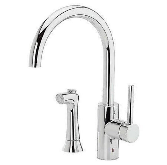 Pfister Solo™ Single Handle Kitchen Faucet with Side Spray in Polished Chrome