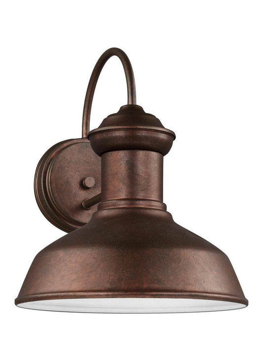 Visual Comfort & Co. Generation Lighting Fredricksburg 100W 1-Light Medium E-26 Incandescent Outdoor Wall Sconce in Weathered Copper