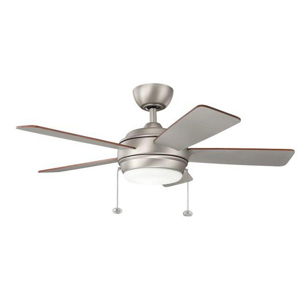 Kichler Lighting Starkk™ 42 in. 48W 5-Blade LED Ceiling Fan in Brushed Nickel