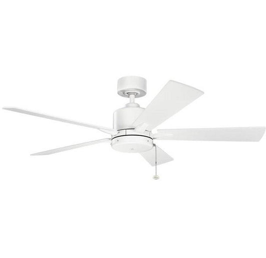 Kichler Lighting Bowen™ 52 in. 67W 5-Blade Ceiling Fan in Matte White