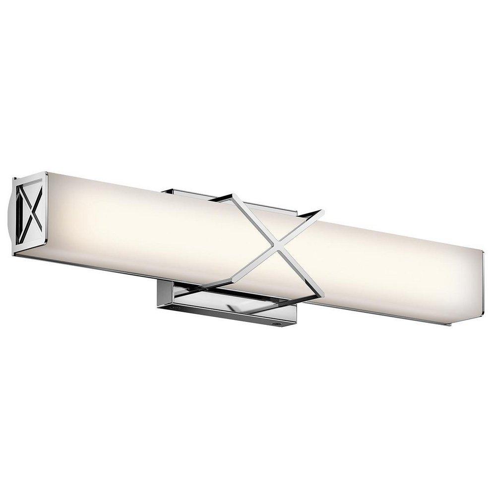 Kichler Lighting Trinsic 2-Light LED Bath Light in Polished Chrome