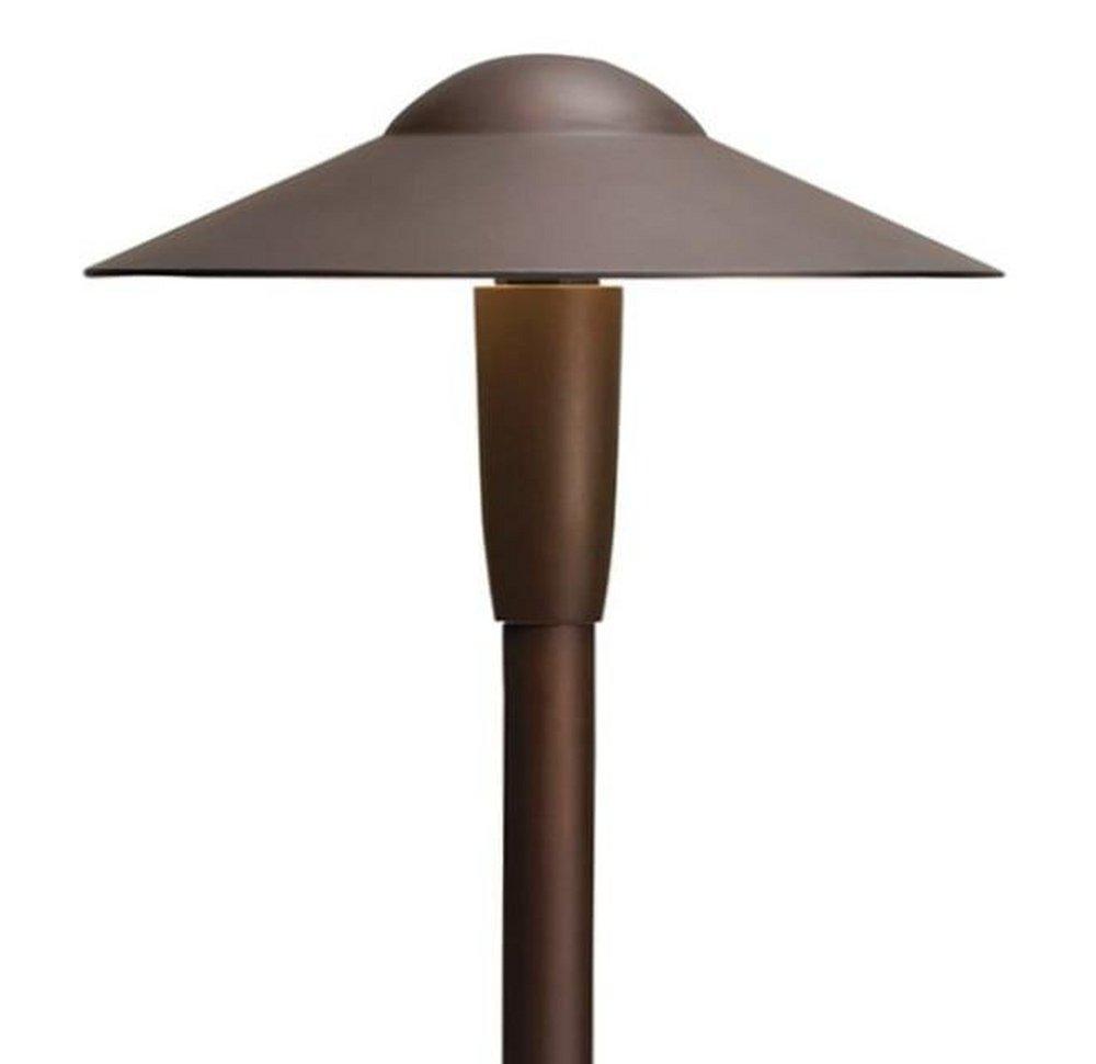 Kichler Lighting Dome 4.3W 3-Light Integrated LED Path Light in Textured Architectural Bronze