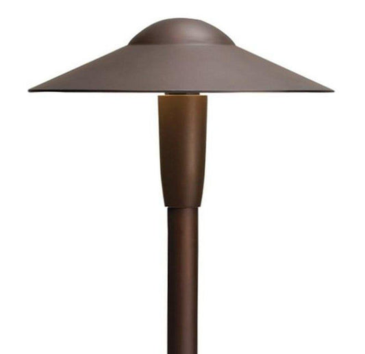 Kichler Lighting Dome 4.3W 3-Light Integrated LED Path Light in Textured Architectural Bronze