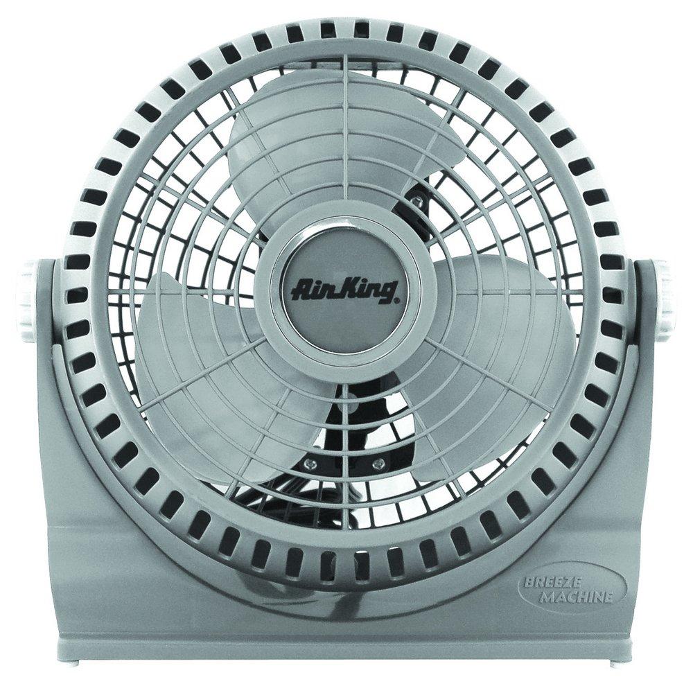 Air King America Inc Commercial Grade 9 in. 2-speed Pivot Fan in Grey