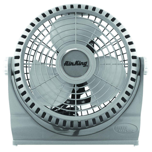 Air King America Inc Commercial Grade 9 in. 2-speed Pivot Fan in Grey