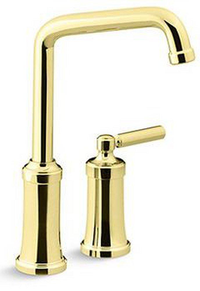 Kallista Quincy™ Single Handle Bar Faucet in Unlacquered Brass