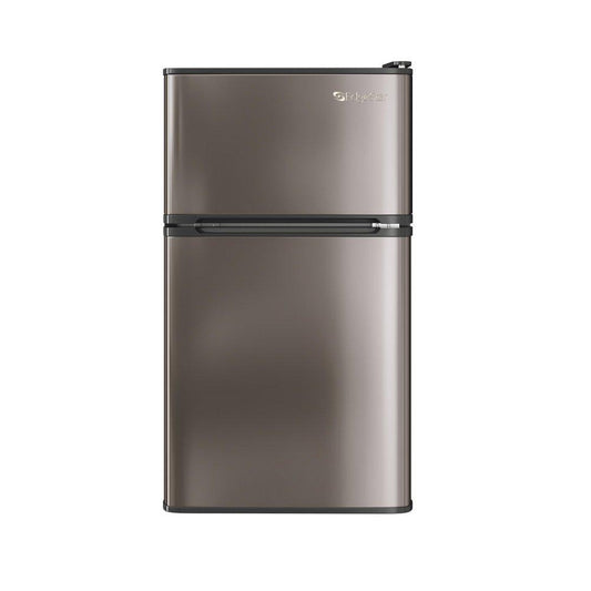3.1 cu. ft. Top Mount Freezer Refrigerator in Stainless Steel