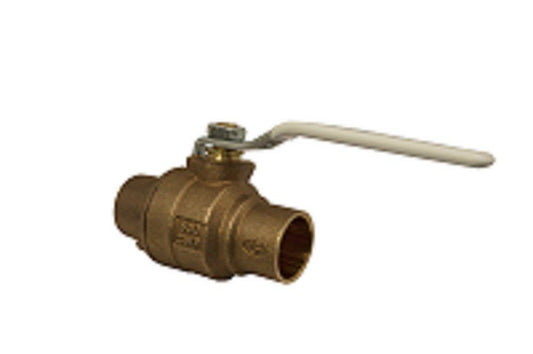 Apollo Valves 77CLF-A Series 2-1/2 in. Bronze Full Port Solder 600# Ball Valve