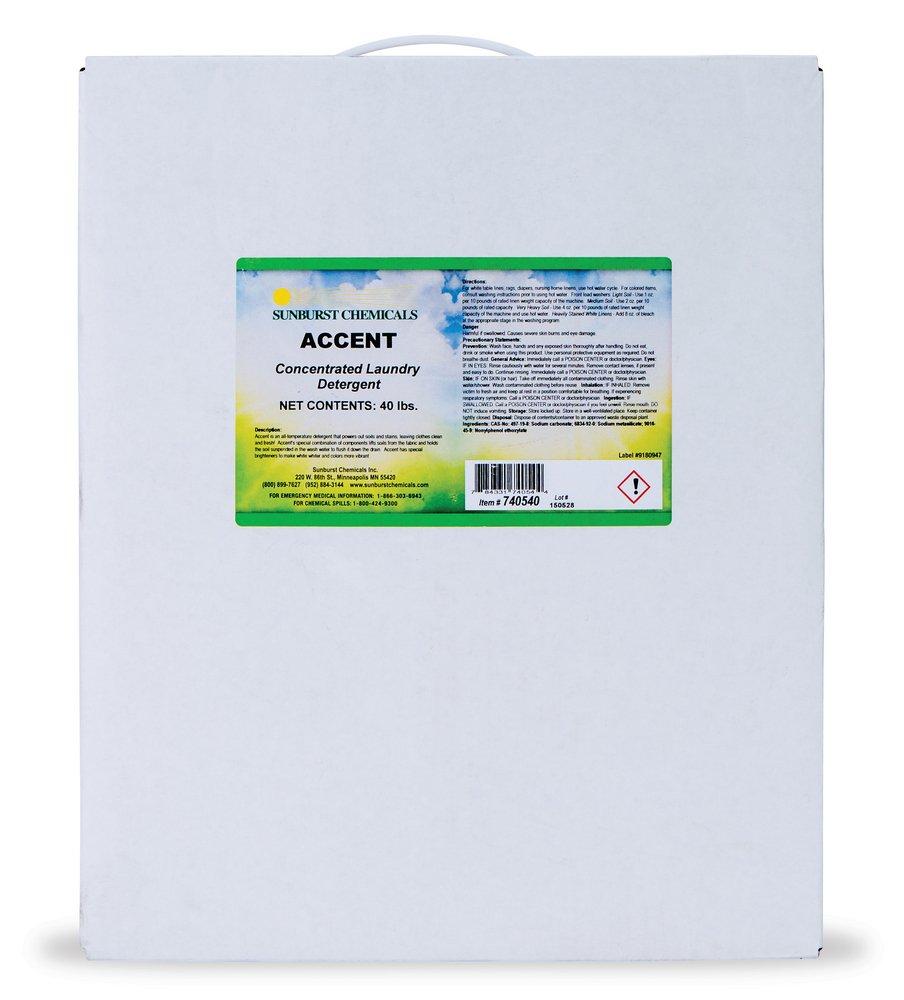 Sunburst Chemicals Accent 40 lb. Concentrated Laundry Detergent
