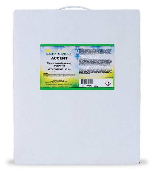 Sunburst Chemicals Accent 40 lb. Concentrated Laundry Detergent