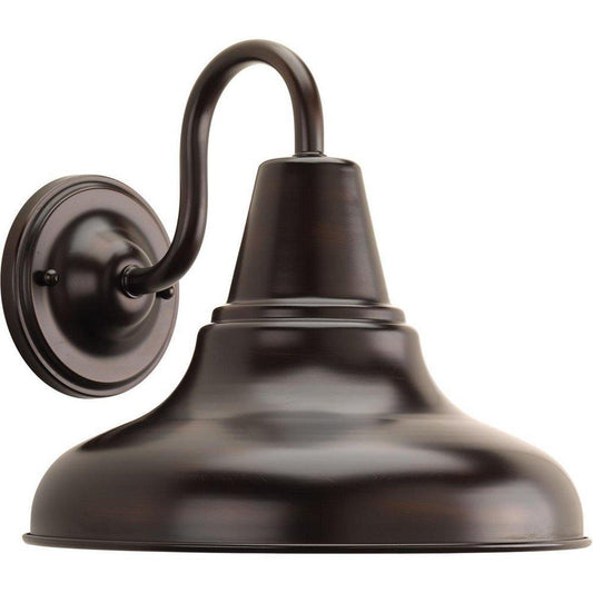 Progress Lighting District 1-Light 100W 10-1/2 in. Outdoor Wall Sconce in Antique Bronze