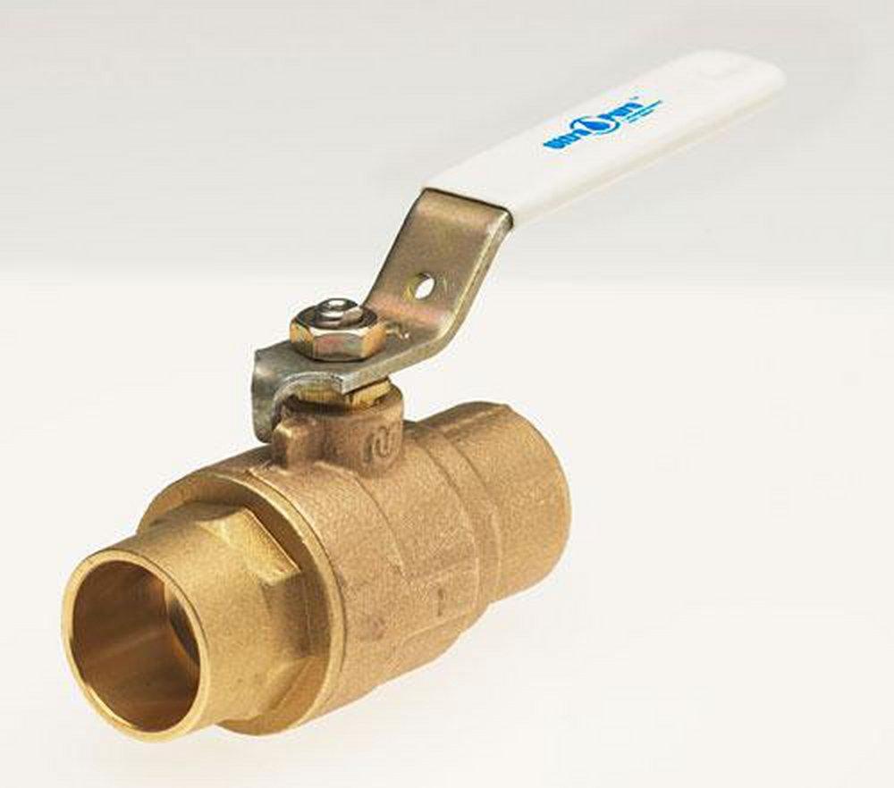 Milwaukee Valve UPBA-100/150 Series 3/4 in. Bronze Full Port Solder 600# Ball Valve