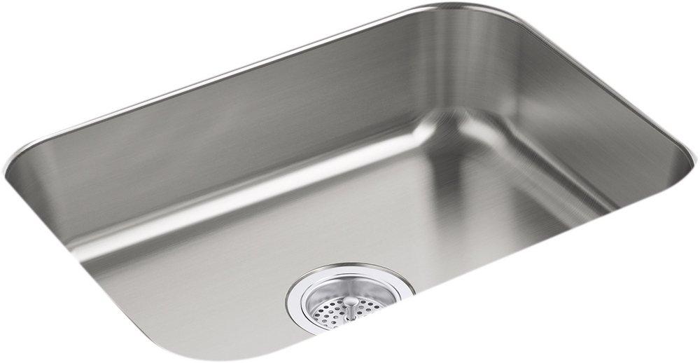 Sterling McAllister® 23-3/8 in. Undermount Stainless Steel Single Bowl Kitchen Sink in Luster Stainless Steel