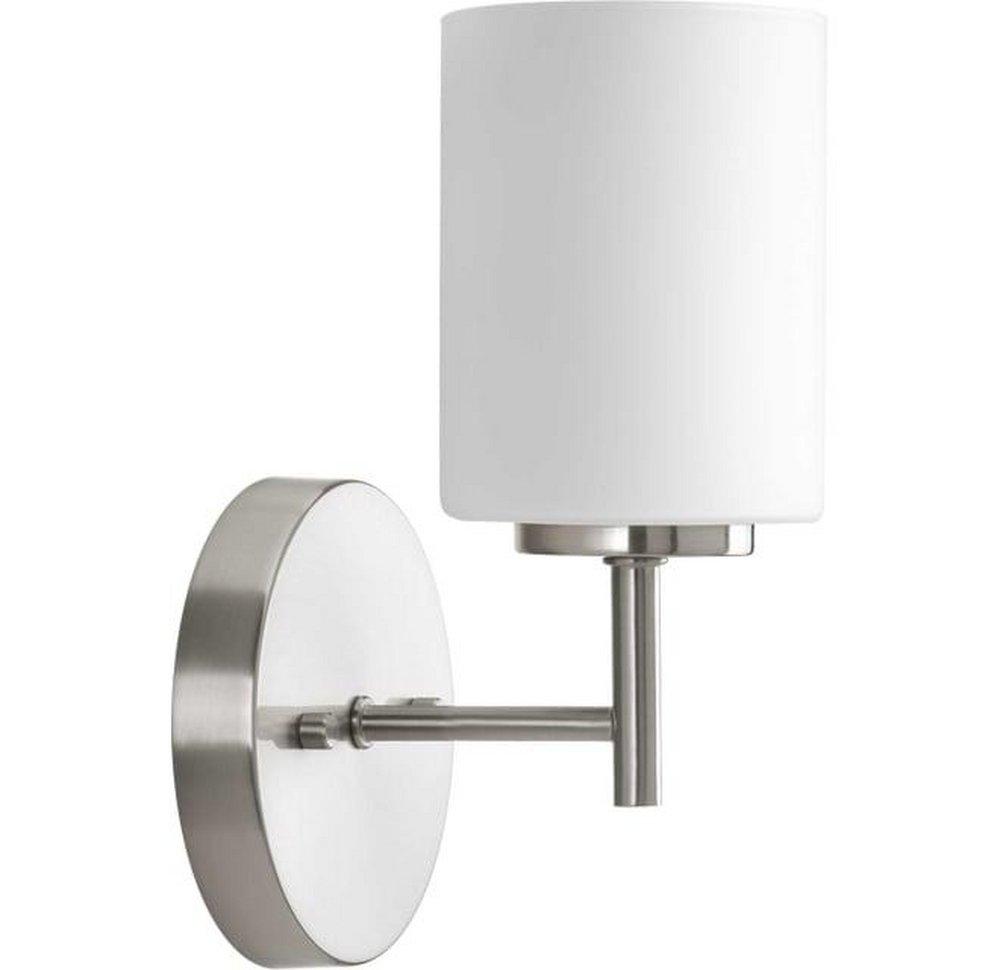 Progress Lighting Replay 1-Light Bath Light in Brushed Nickel