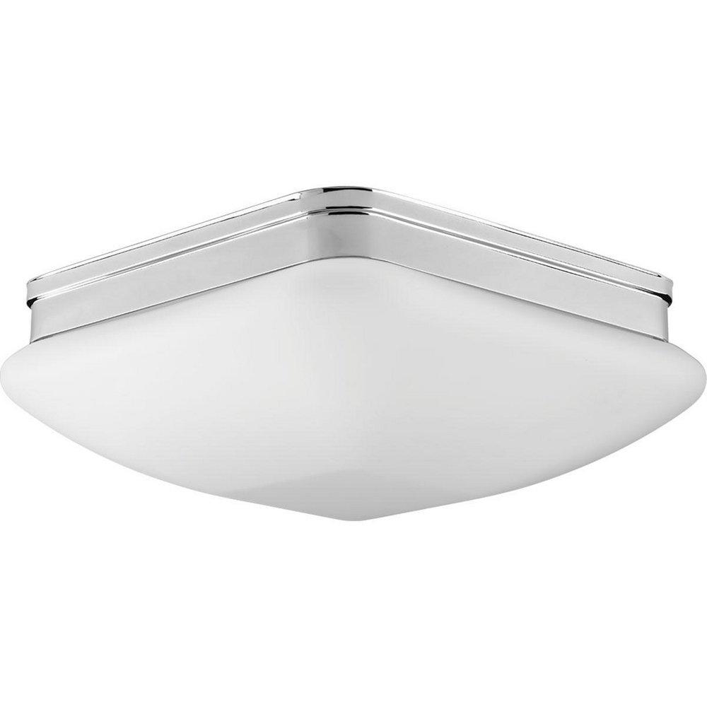Progress Lighting Appeal 60W 3-Light Medium E-26 Incandescent Ceiling Light with Etched Opal Glass in Polished Chrome