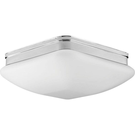 Progress Lighting Appeal 60W 3-Light Medium E-26 Incandescent Ceiling Light with Etched Opal Glass in Polished Chrome