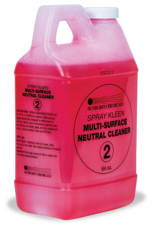 Sunburst Chemicals Spray Kleen 64 oz. Spray Kleen Neutral Cleaner (Case of 2)
