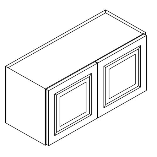 AW-W3324B ( Wall Cabinet 33"Wx12"Dx24"H - 2 Doors )