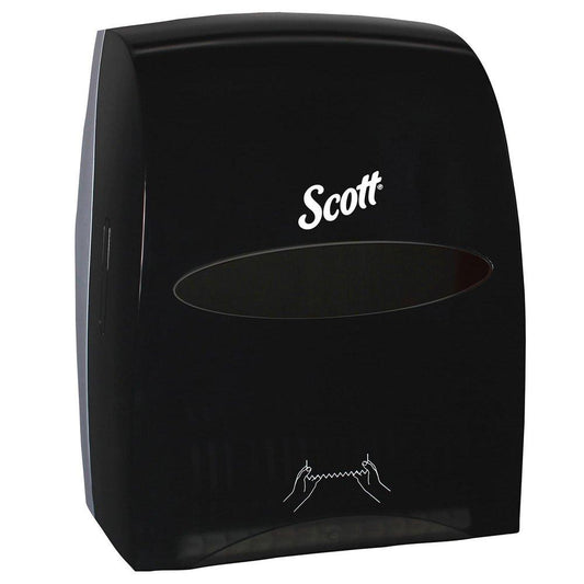 Plastic Touchless Hard Roll Towel Dispenser in Smoke