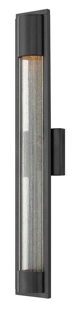 Hinkley Mist 35W 1-Light GU10 Halogen Outdoor Wall Sconce in Satin Black