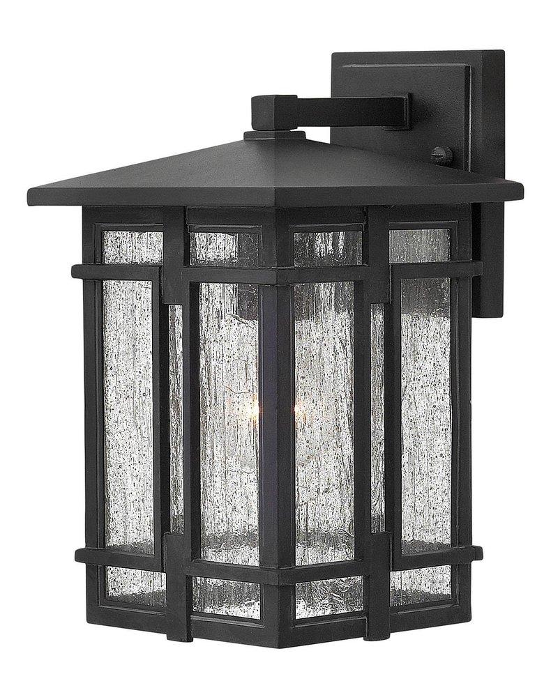 Hinkley Tucker 100W 1-Light Outdoor Wall Sconce in Museum Black
