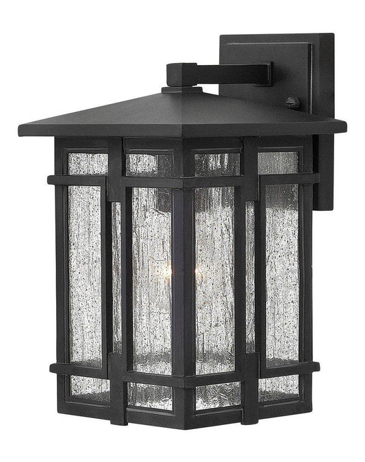 Hinkley Tucker 100W 1-Light Outdoor Wall Sconce in Museum Black