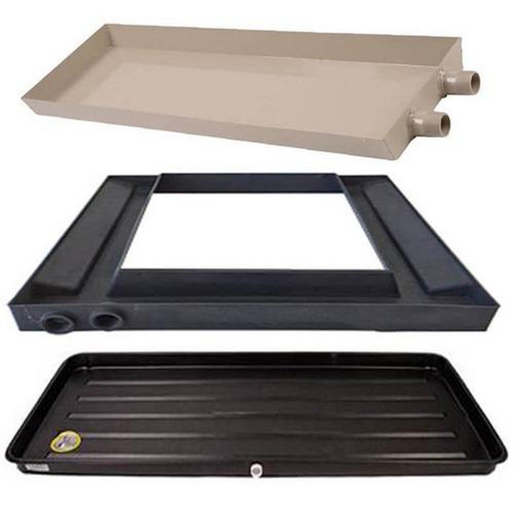 19-1/2 in. x 21-1/2 in. Plastic Condensate Drain Pan