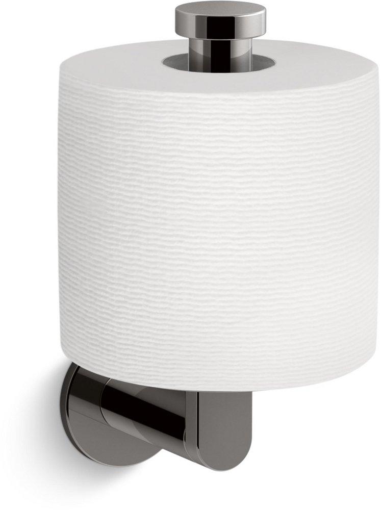 KOHLER Composed® Wall Mount Toilet Tissue Holder in Vibrant Titanium