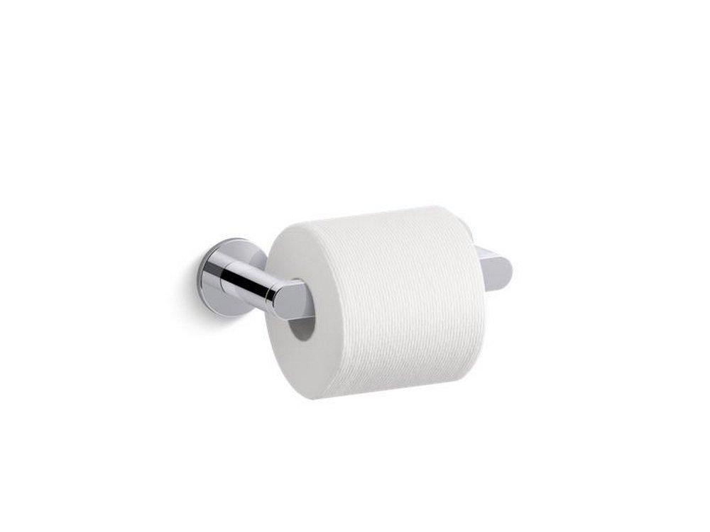 KOHLER Composed® Wall Mount Toilet Tissue Holder in Polished Chrome