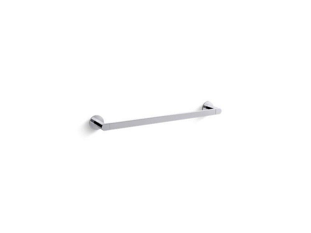 KOHLER Composed® 18 in. Towel Bar in Polished Chrome