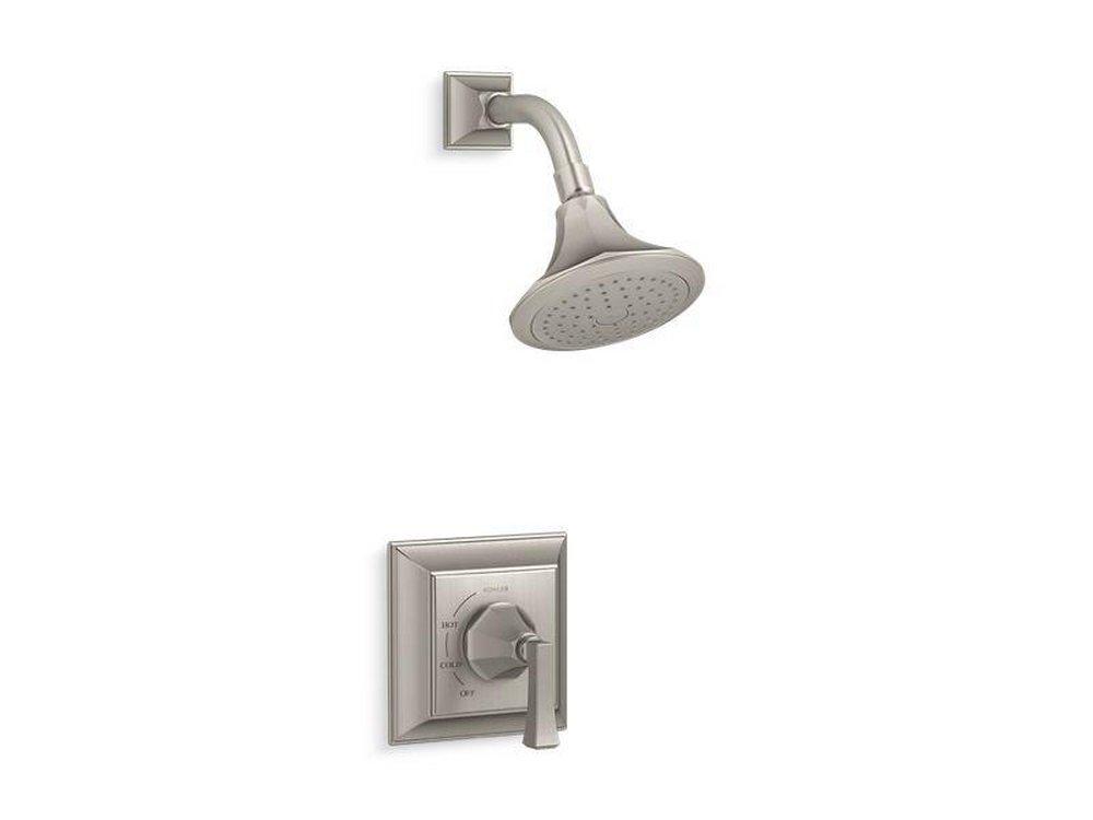KOHLER Memoirs® Stately One Handle Single Function Shower Faucet in Vibrant® Brushed Nickel (Trim Only)