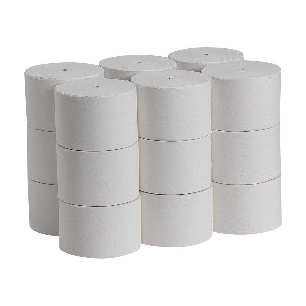 1-Ply Coreless Bath Tissue Roll for Bath Tissue Dispensers (Case of 18)