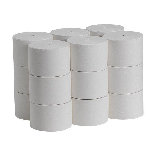 1-Ply Coreless Bath Tissue Roll for Bath Tissue Dispensers (Case of 18)