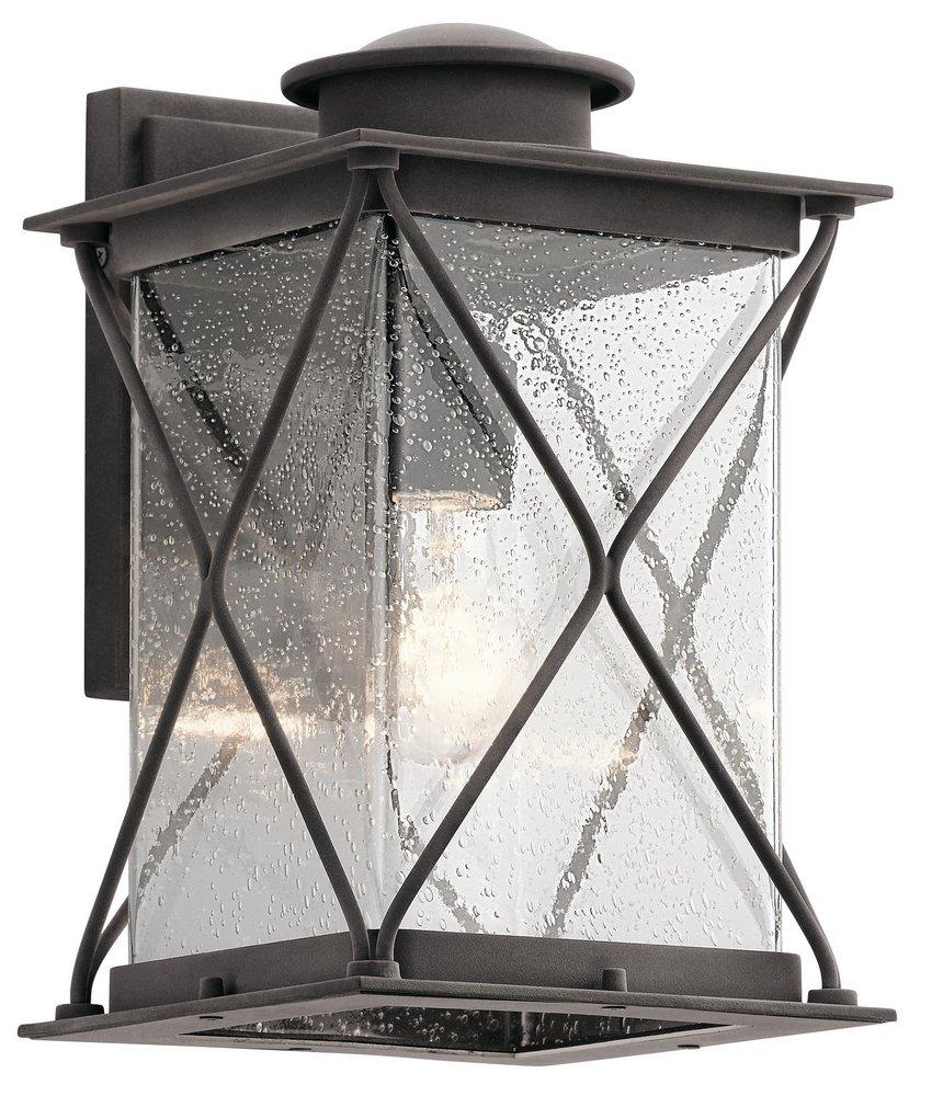 Kichler Lighting Argyle 1-Light Outdoor Wall Sconce in Weathered Zinc