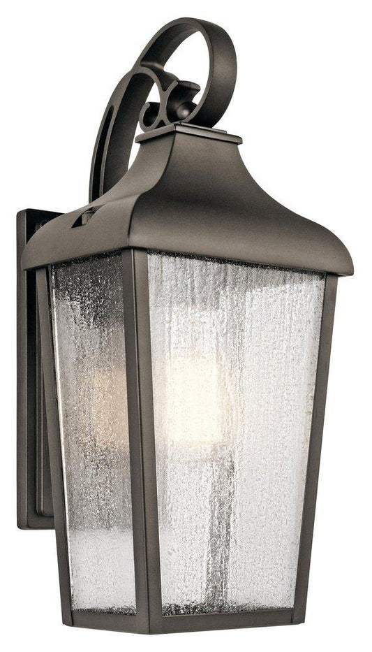 Kichler Lighting Forestdale 1-Light 60W Down Lighting Outdoor Wall Sconce in Olde Bronze