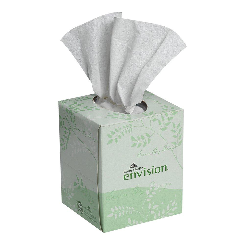 Georgia-Pacific Envision® 8-33/100 in. Facial Tissue in White (Case of 36)