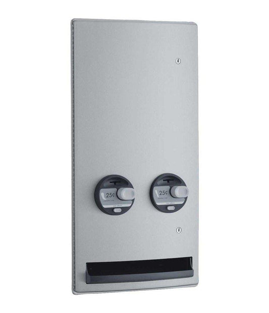 Bobrick Classic Series® Semi-Recessed Napkin in Satin Stainless Steel