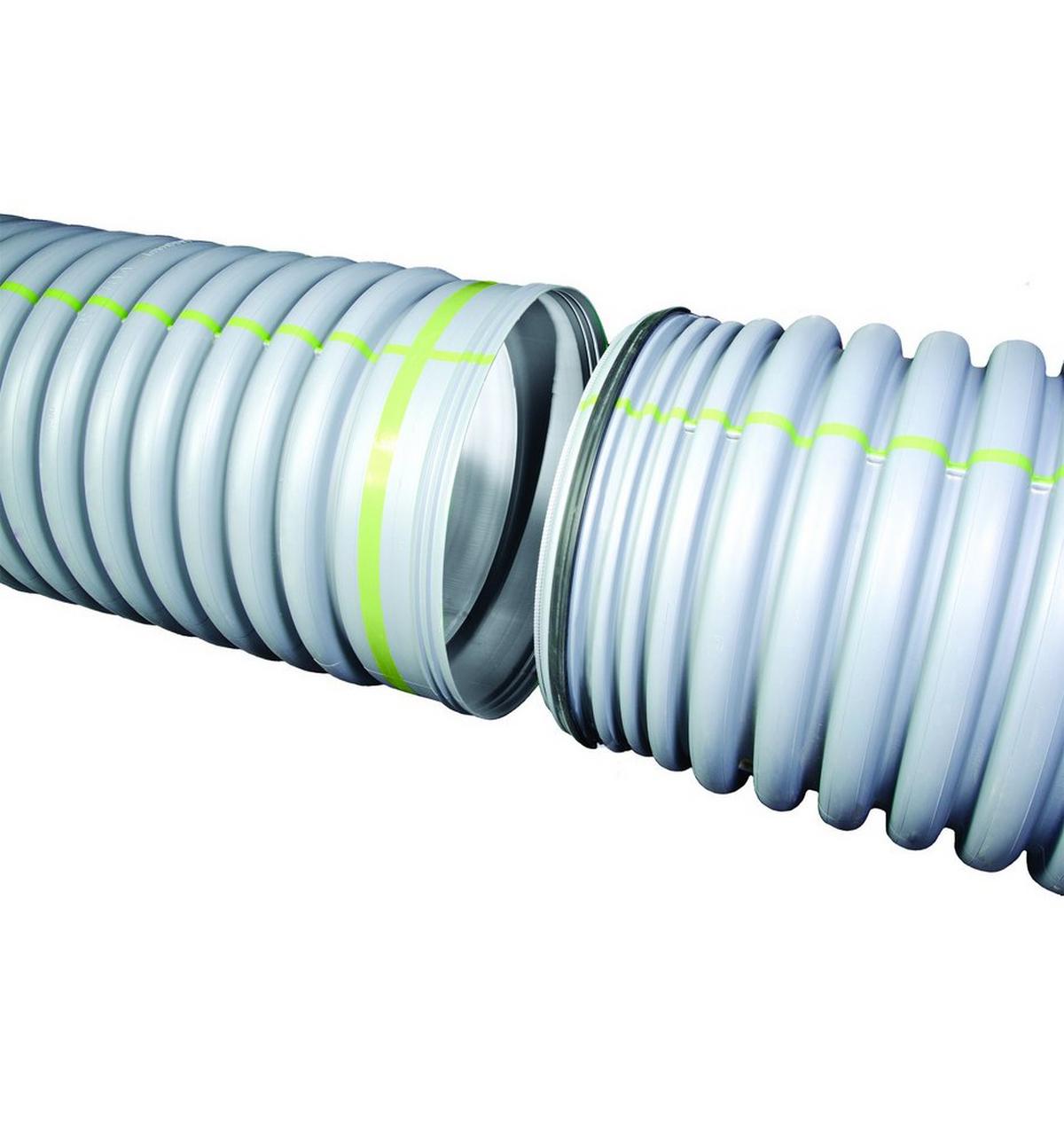 ADS® HP Storm 36 in. x 20 ft. Polypropylene Dual Wall Corrugated Smooth Interior Bell and Spigot Drain Pipe