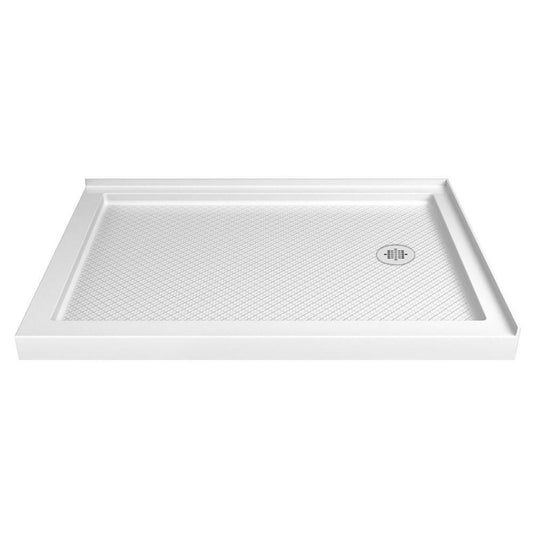 DreamLine SlimLine 60 in. x 36 in. Shower Base with Right Drain in White
