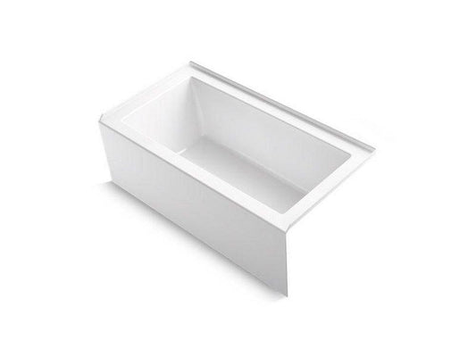KOHLER Underscore® 60 in. x 32 in. Soaker Alcove Bathtub with Right Drain in White