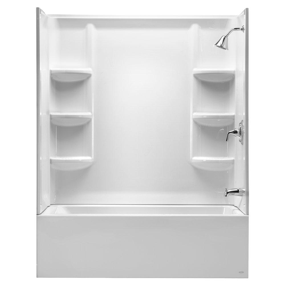 American Standard Studio® 60 x 32 in. Tub & Shower Wall Set in Arctic White