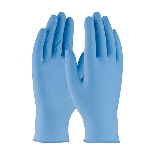 Size S Nitrile Disposable Gloves in Blue (Box of 100)