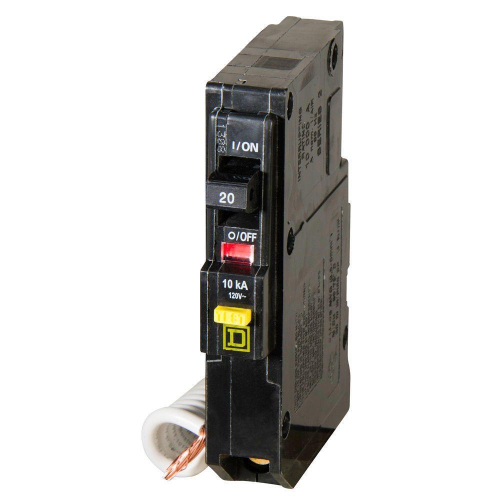 Square D Company QO Series 20A 120/240V 1 Pole Circuit Breaker