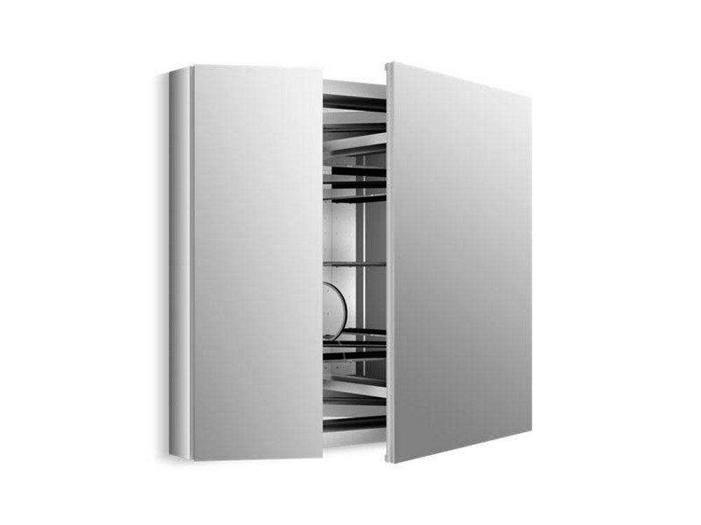 KOHLER Verdera® 34 in. Aluminum Medicine Cabinet with Adjustable Flip-Out Flat Mirror